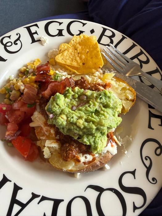 Loaded baked potato bar