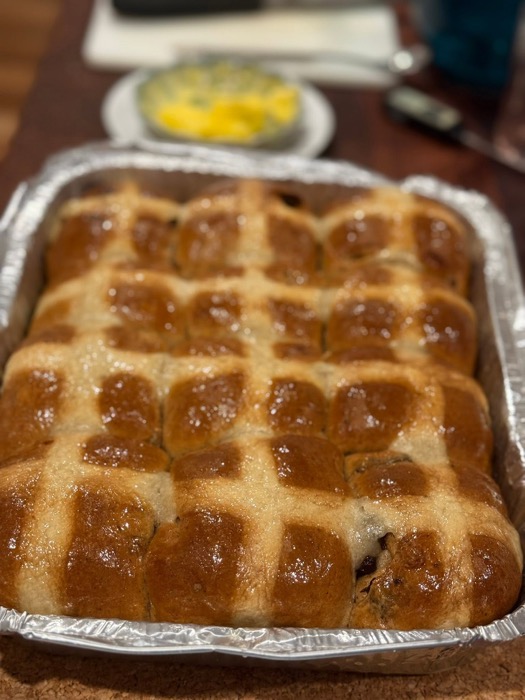 Hot cross buns